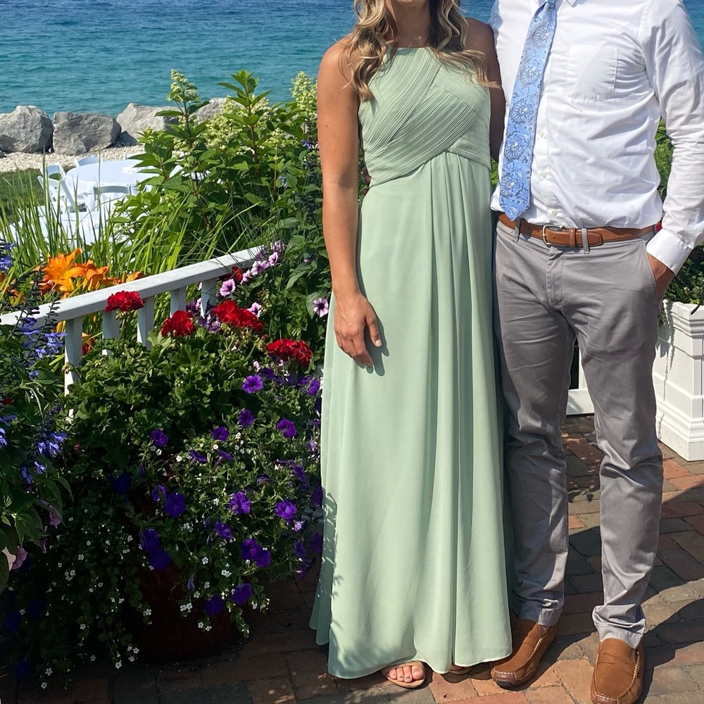 Kennedy Blue Sage Green “Millie” Bridesmaid Dress